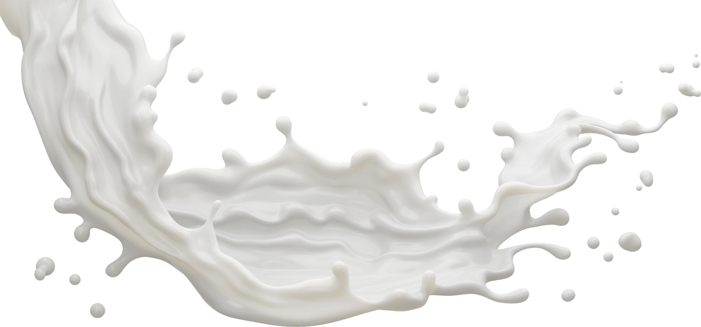 milk or Yogurt splash